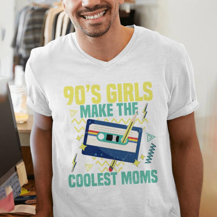Nineties Girls Make The Coolest Moms Nostalgia 90s Mom Men's V-Neck T-Shirt Nineties Girls Make The Coolest Moms Nostalgia 90s Mom Men's V-Neck T-Shirt