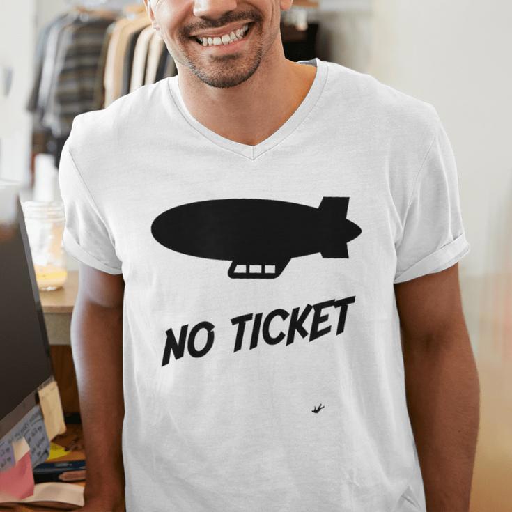 No Ticket Jones 80's Nostalgia Men's V-Neck T-Shirt