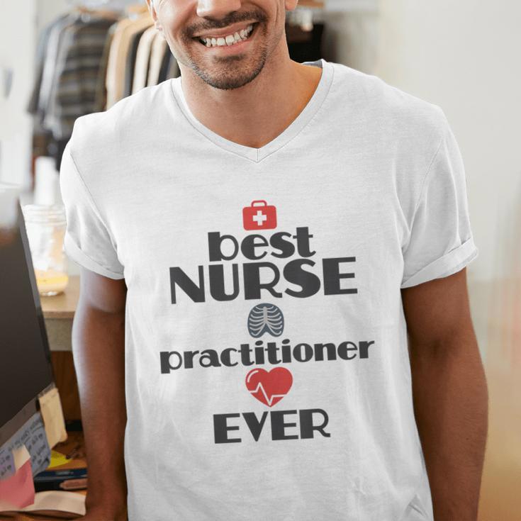 Nurse Practitioner Graduation FNP MSN Nurses Week Men's V-Neck T-Shirt