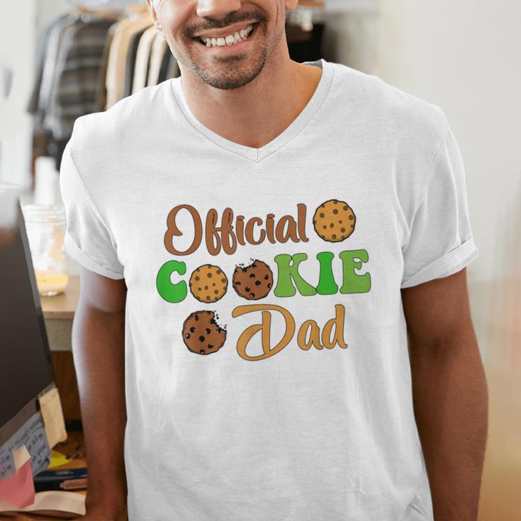 Official Cookie Dad Scout For Girls Cookie Dealer Men's V-Neck T-Shirt