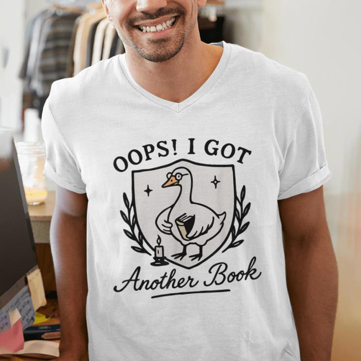 OOPS I GOT Another Book Design Men's V-Neck T-Shirt