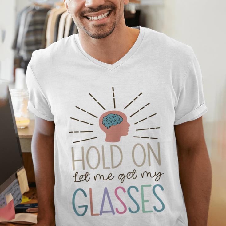 Overthinker Mental Health Introvert Anxiety Sarcasm Men's V-Neck T-Shirt