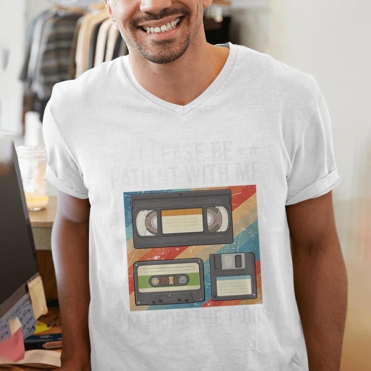 Be Patient With Me I'm From The 1900s Premium Men's V-Neck T-Shirt