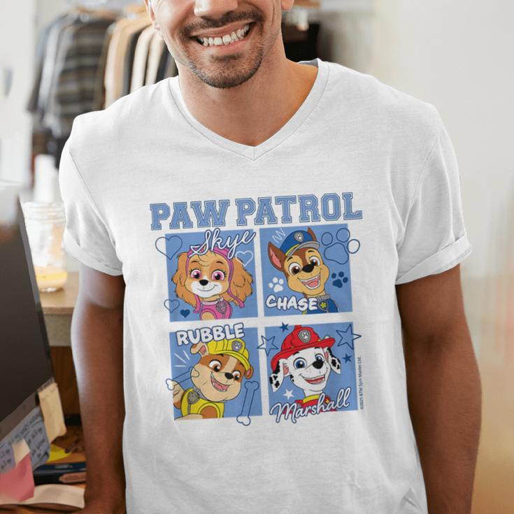 Paw Patrol Year Book Men's V-Neck T-Shirt