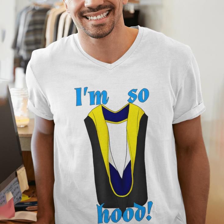 PhD Hood Graduation Shirt Doctorate Degree Doctoral Men's V-Neck T-Shirt