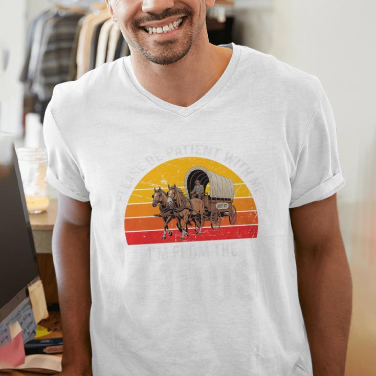 Please Be Patient With Me I'm From The 1900s Premium Men's V-Neck T-Shirt Please Be Patient With Me I'm From The 1900s Premium Men's V-Neck T-Shirt
