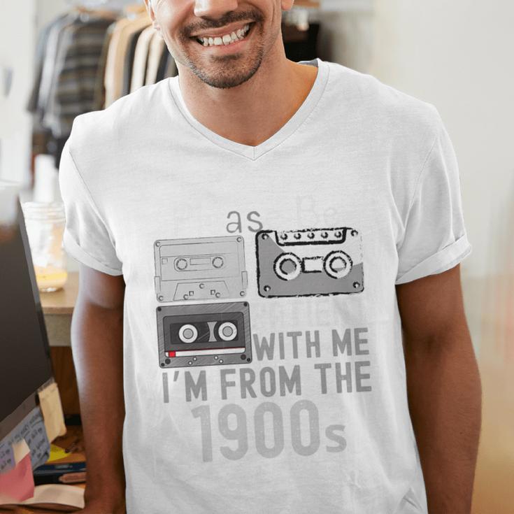 Please Be Patient With Me I'm From The 1900s Retired Fathers Premium Men's V-Neck T-Shirt