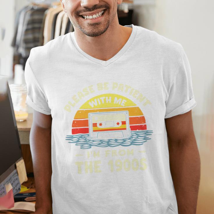 Please Be Patient With Me I'm From The 1900s Shirt Men Women Premium Tri-Blend Men's V-Neck T-Shirt Please Be Patient With Me I'm From The 1900s Shirt Men Women Premium Tri-Blend Men's V-Neck T-Shirt