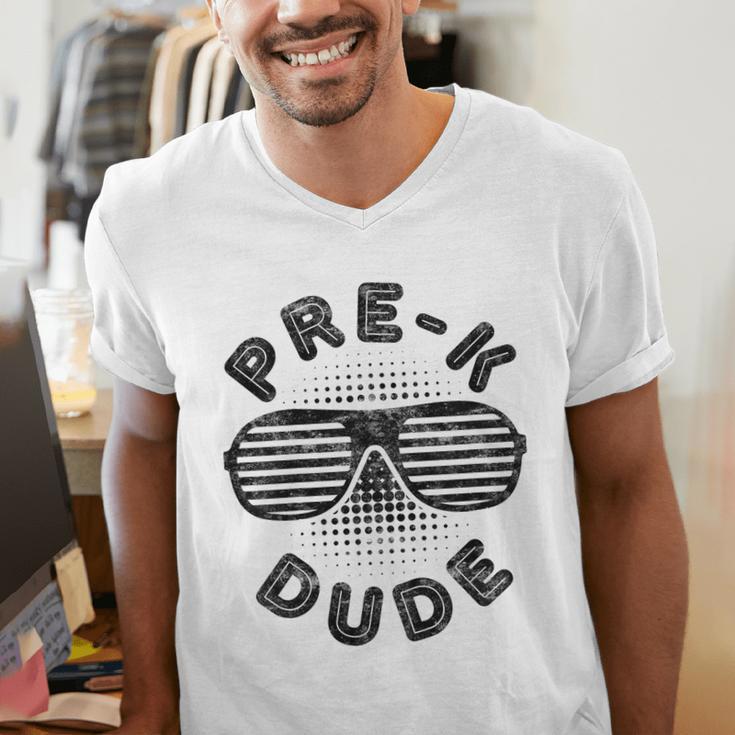 Pre-K Dude Shirt Boy Girl Graduation Back To School Men's V-Neck T-Shirt