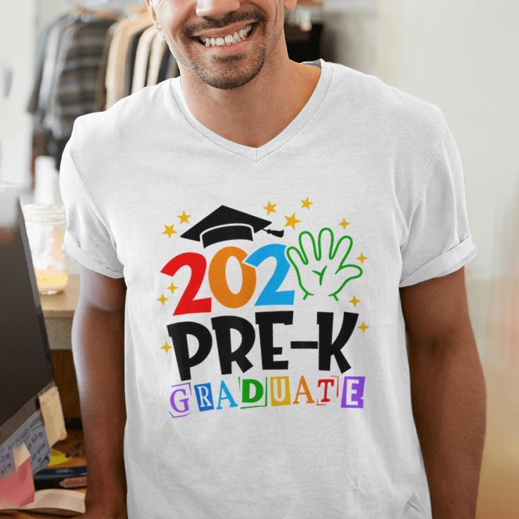 Pre-K Graduate 2025 Preschool Graduation Class Of 2025 Kids Men's V-Neck T-Shirt