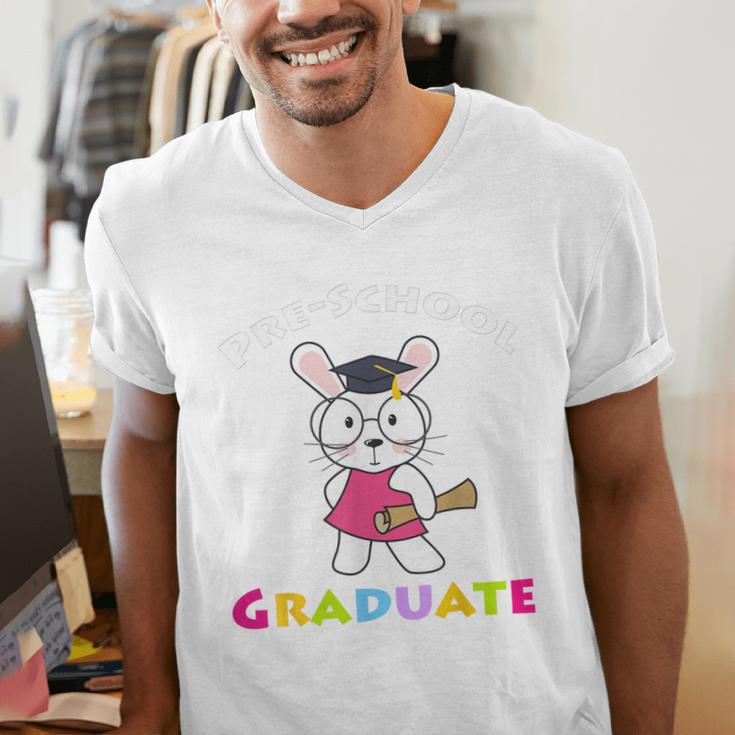 Preschool Graduate KidsShirt Pre-K Graduation Men's V-Neck T-Shirt