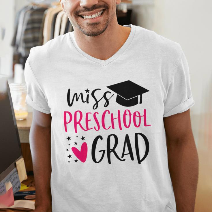 Preschool Graduation Shirt For Girl 2019 Miss Preschool Grad Men's V-Neck T-Shirt
