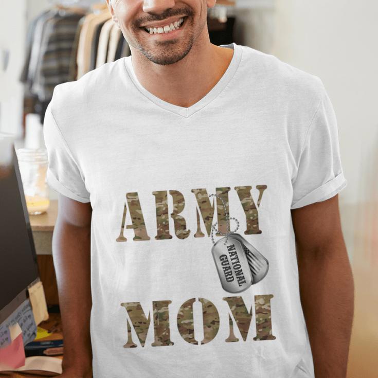Proud Army National Guard Mom National Guard Graduation Men's V-Neck T-Shirt