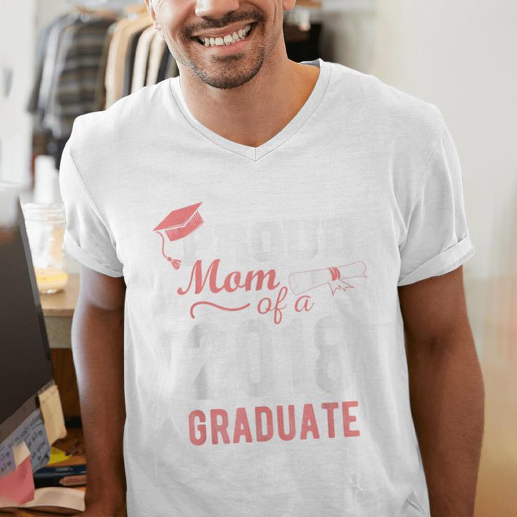 Proud Mom Of A Class 2018 Graduate Graduation Shirt Men's V-Neck T-Shirt