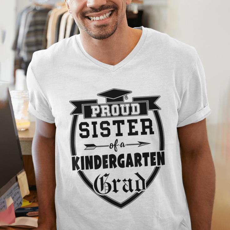 Proud Sister Of a Kindergarten Grad Graduation Shirt Men's V-Neck T-Shirt