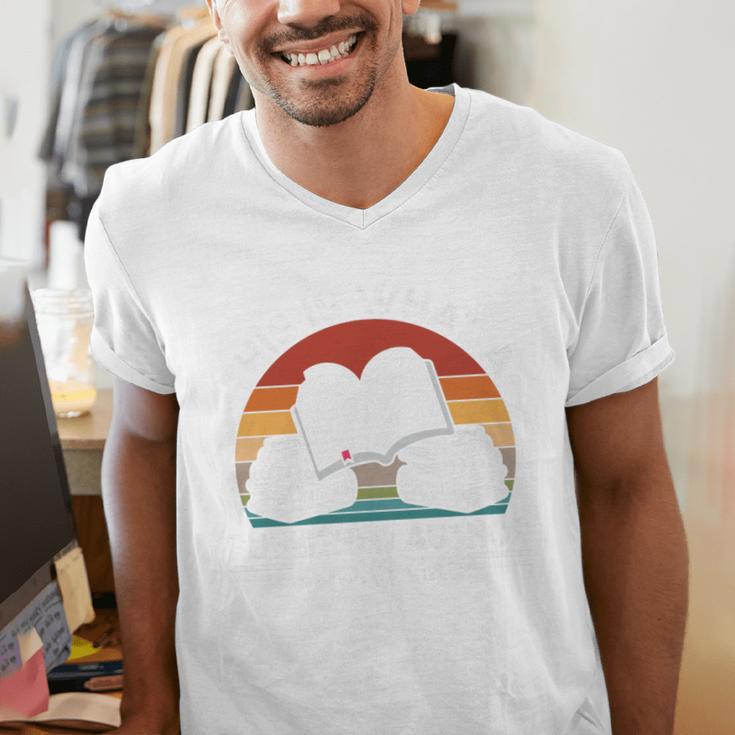 Published Author Book Writer Book Writing Novelist Premium Tri-Blend Men's V-Neck T-Shirt