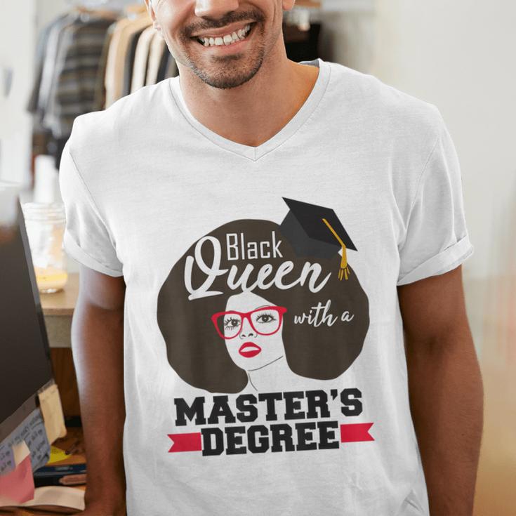 Queen Masters Degree Graduation Social Work MSW MPH Men's V-Neck T-Shirt