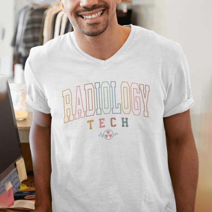 Radiology Technician Rad Tech Graduation Radiology Men's V-Neck T-Shirt