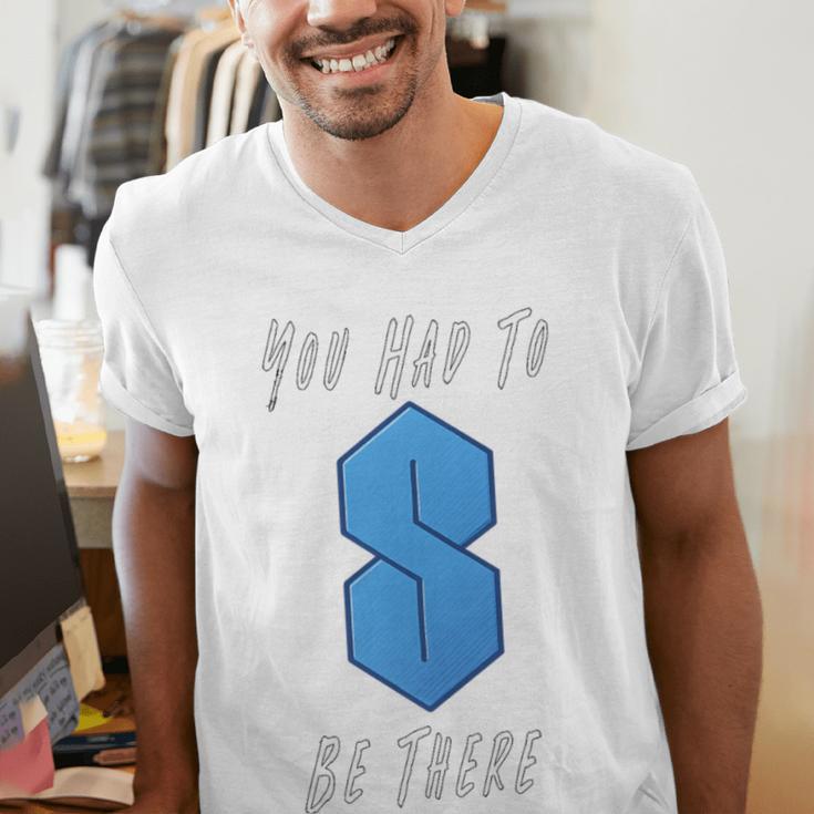 You Had To Be There S Nostalgia Premium Tri-Blend Men's V-Neck T-Shirt