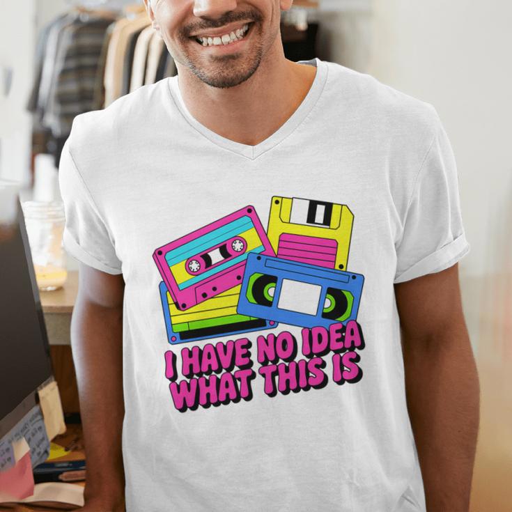 Retro Cassette Vintage 80s Nostalgia Men's V-Neck T-Shirt