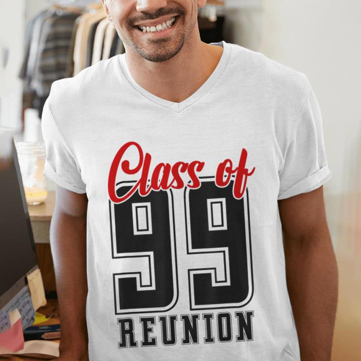Reunion 1999 Matching Graduation High School Class Of 1999 Men's V-Neck T-Shirt