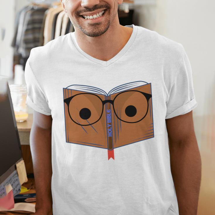Seminary Grad Graduation Bible Theology Nerd Premium Men's V-Neck T-Shirt