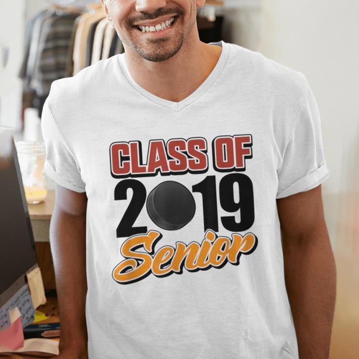Senior Class Of 2019 Tshirt Graduation Students Hockey Men's V-Neck T-Shirt