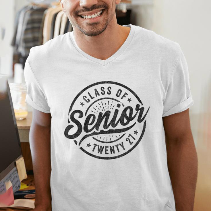 Senior Class Of 2027 Graduation 2027 Senior 2027 Men's V-Neck T-Shirt
