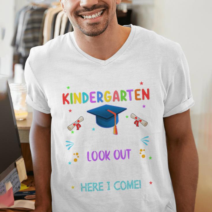 So Long Kindergarten Graduation Look Out 1st Grade 2025 Kids Premium Tri-Blend Men's V-Neck T-Shirt