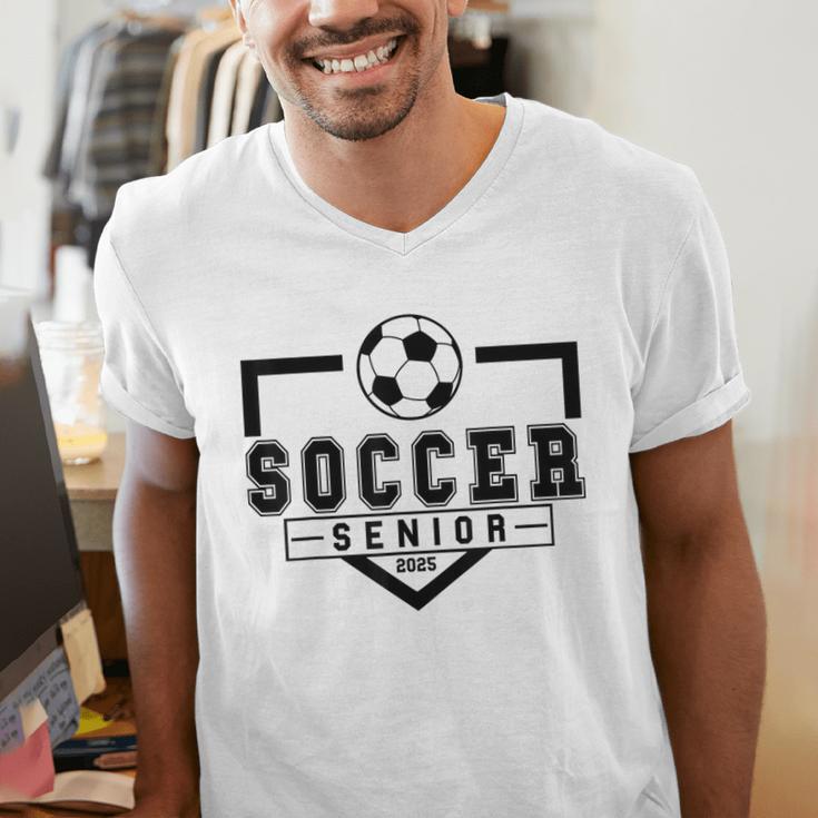 Soccer Senior Night Soccer Senior 2025 Graduation 30 Men's V-Neck T-Shirt