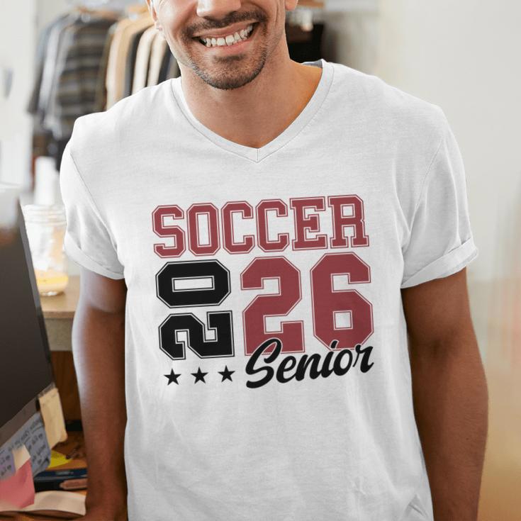 Soccer Senior Night Soccer Senior 2026 Graduation 71 Men's V-Neck T-Shirt