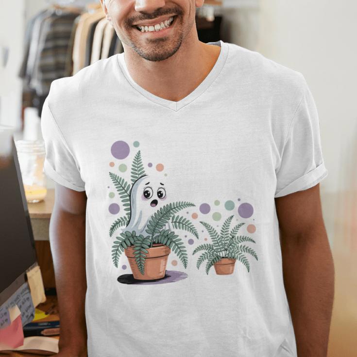Social Anxiety Introvert Nervous Awkward Socially Men's V-Neck T-Shirt