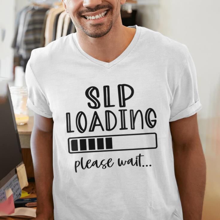 Speech Pathologist Loading 2021 Graduation Speech Therapist Men's V-Neck T-Shirt