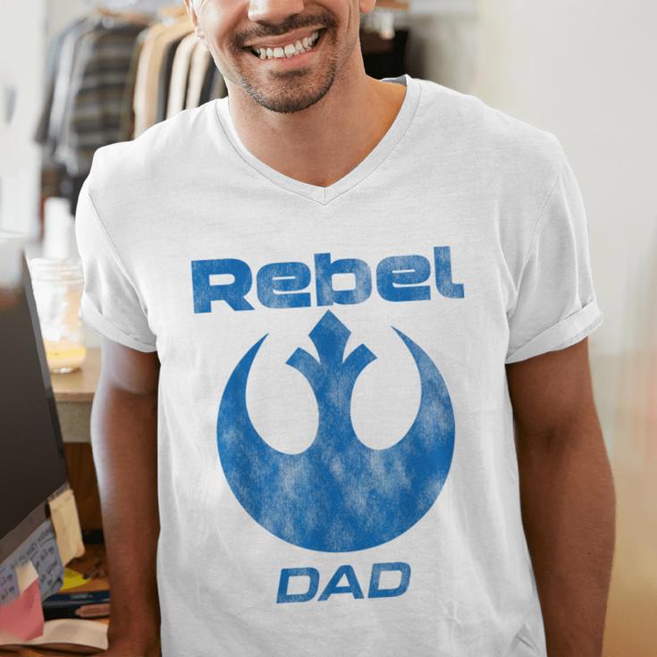 Star Wars Rebel Alliance Matching Family DAD T-Shirt Men's V-Neck T-Shirt