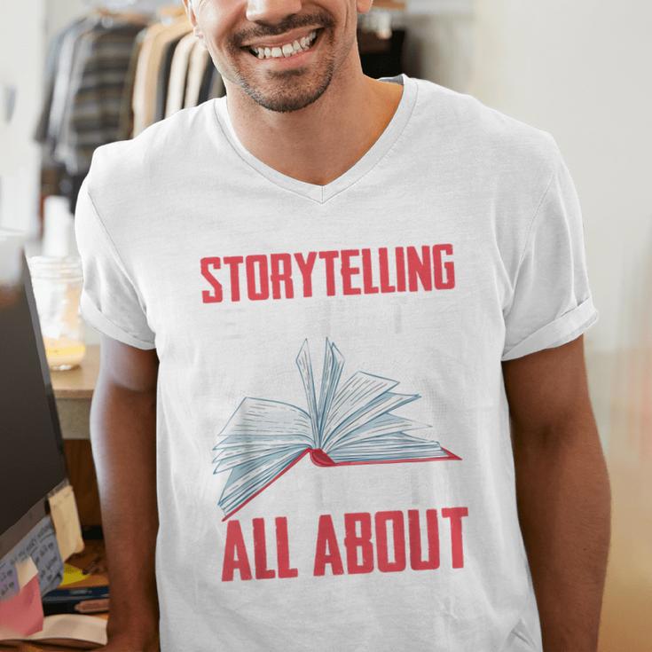 Storytelling Is What Life Is All About Book Men's V-Neck T-Shirt