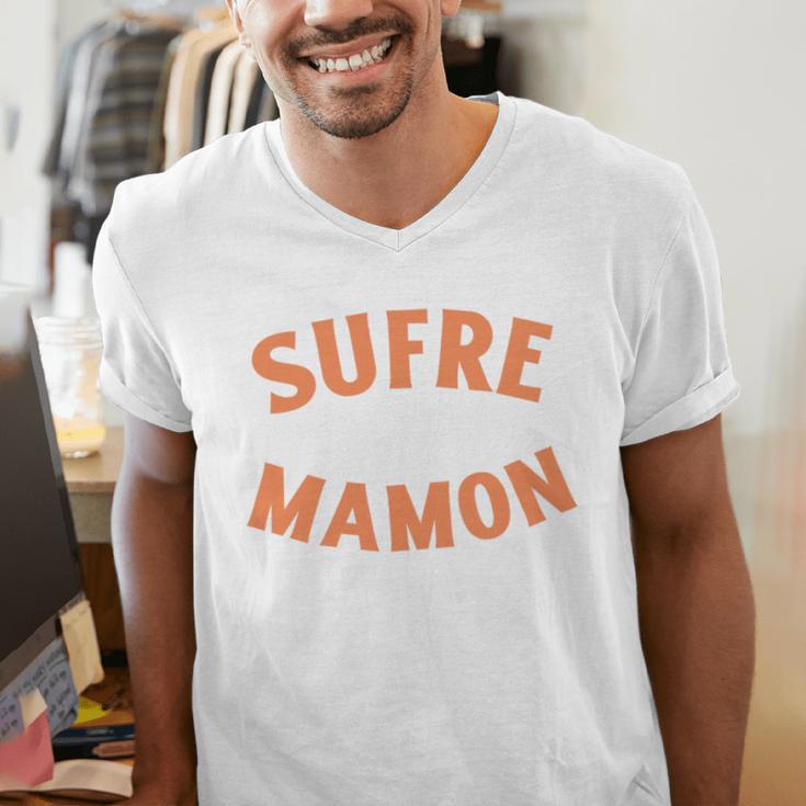 Another Sufre Mamon 80's Spanish Nostalgia Premium Tri-Blend Men's V-Neck T-Shirt