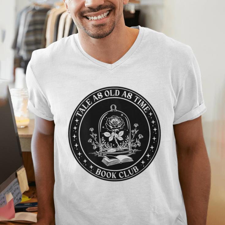 Tale As Old As Time Book Club Rose Men's V-Neck T-Shirt