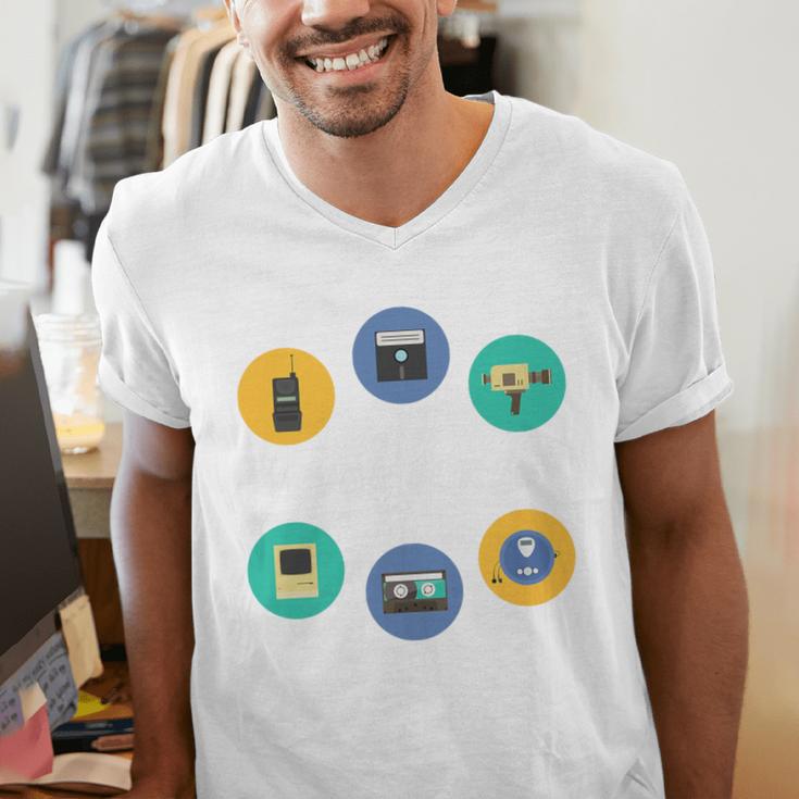 Throwback Thursday Never Forget Nostalgia 80's Retro Premium Tri-Blend T-Shirt Men's V-Neck T-Shirt