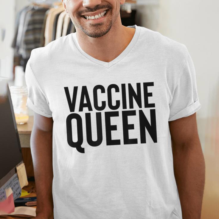 Vaccine Queen Nursing Graduation Shirt Men's V-Neck T-Shirt