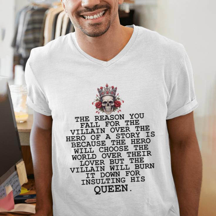 In My Villain Era Dark Romance Smutty Books Lovers Smut Book Men's V-Neck T-Shirt