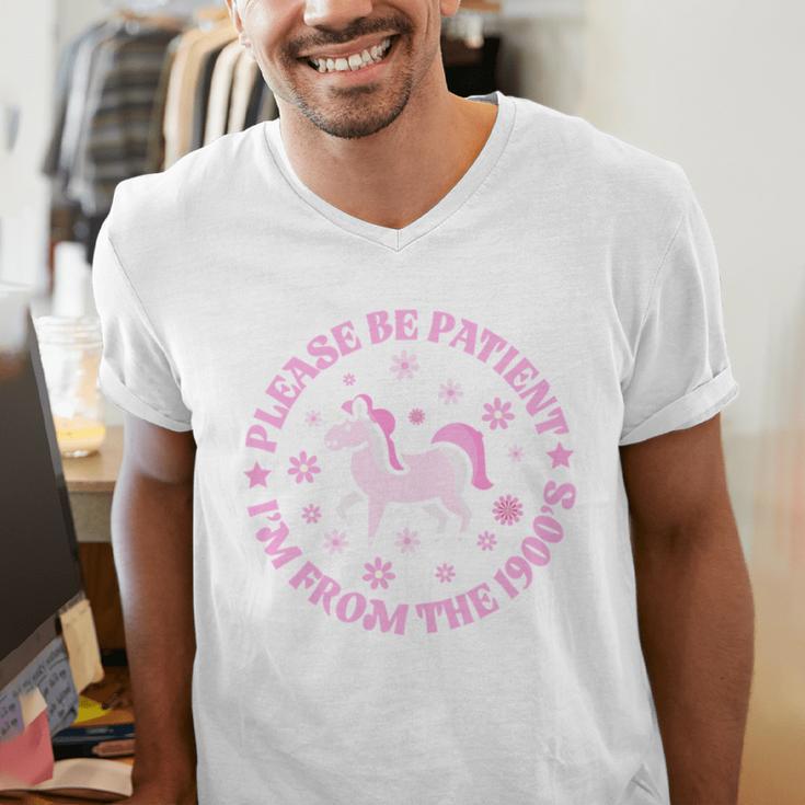 Women Please Be Patient I'm From The 1900s Men's V-Neck T-Shirt