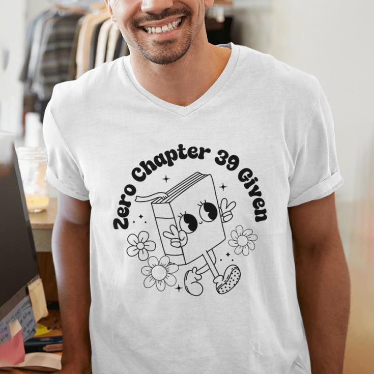 Zero Chapter 39 Given Retro Thriller Book Lover Men's V-Neck T-Shirt Zero Chapter 39 Given Retro Thriller Book Lover Men's V-Neck T-Shirt