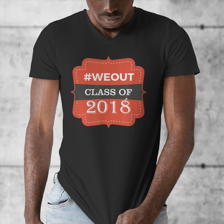 We Out 2018 Graduation Shirts Men's V-Neck T-Shirt