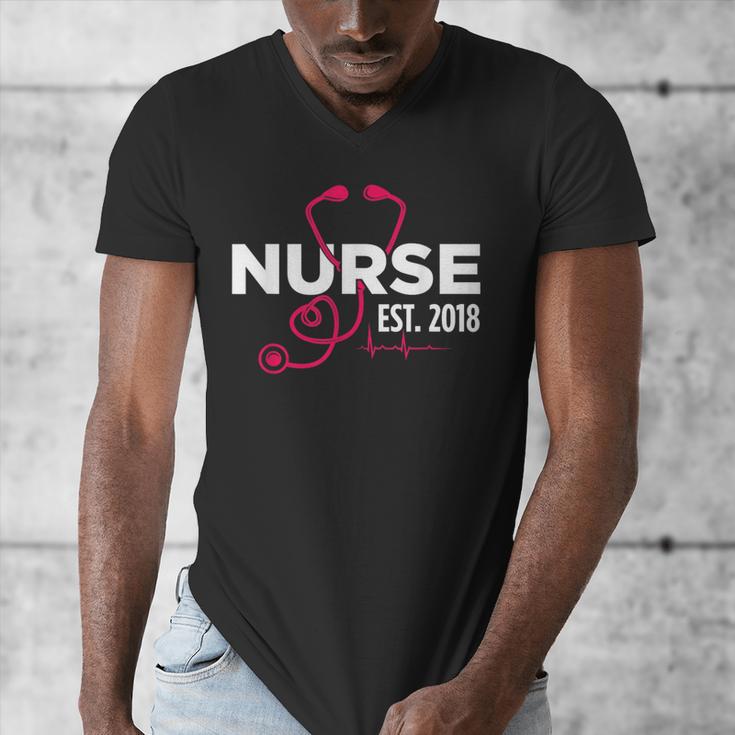 2018 Nursing School Graduation New Nurse Shirt Men's V-Neck T-Shirt