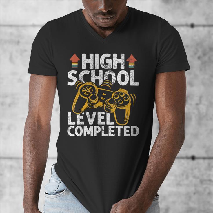 2019 High School Graduation Gamer Graduation Men's V-Neck T-Shirt