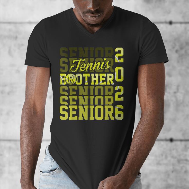 2026 Tennis Senior Brother Graduation Matching Family Men's V-Neck T-Shirt