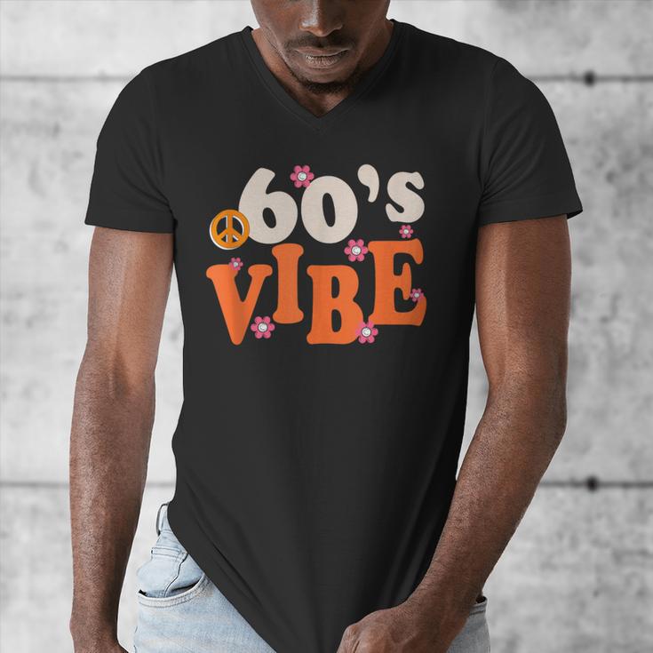 60's Vibe Retro Nostalgia Classic Mixtape Era 1960s Party Men's V-Neck T-Shirt