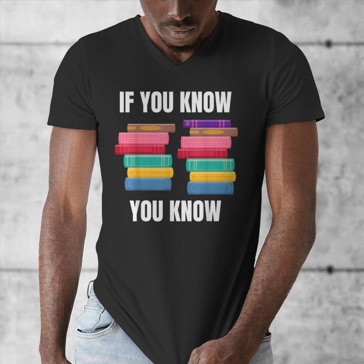67 Reading Books 6 7 If You Know Six Seven Men's V-Neck T-Shirt