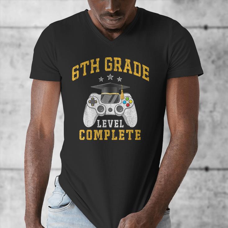 6th Grade Graduation Senior Video Gamer Graduated Men's V-Neck T-Shirt