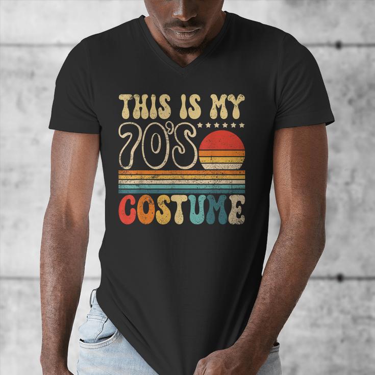 This Is My 70s Costume Vintage Nostalgia Mixtape 1970s Party Men's V-Neck T-Shirt This Is My 70s Costume Vintage Nostalgia Mixtape 1970s Party Men's V-Neck T-Shirt